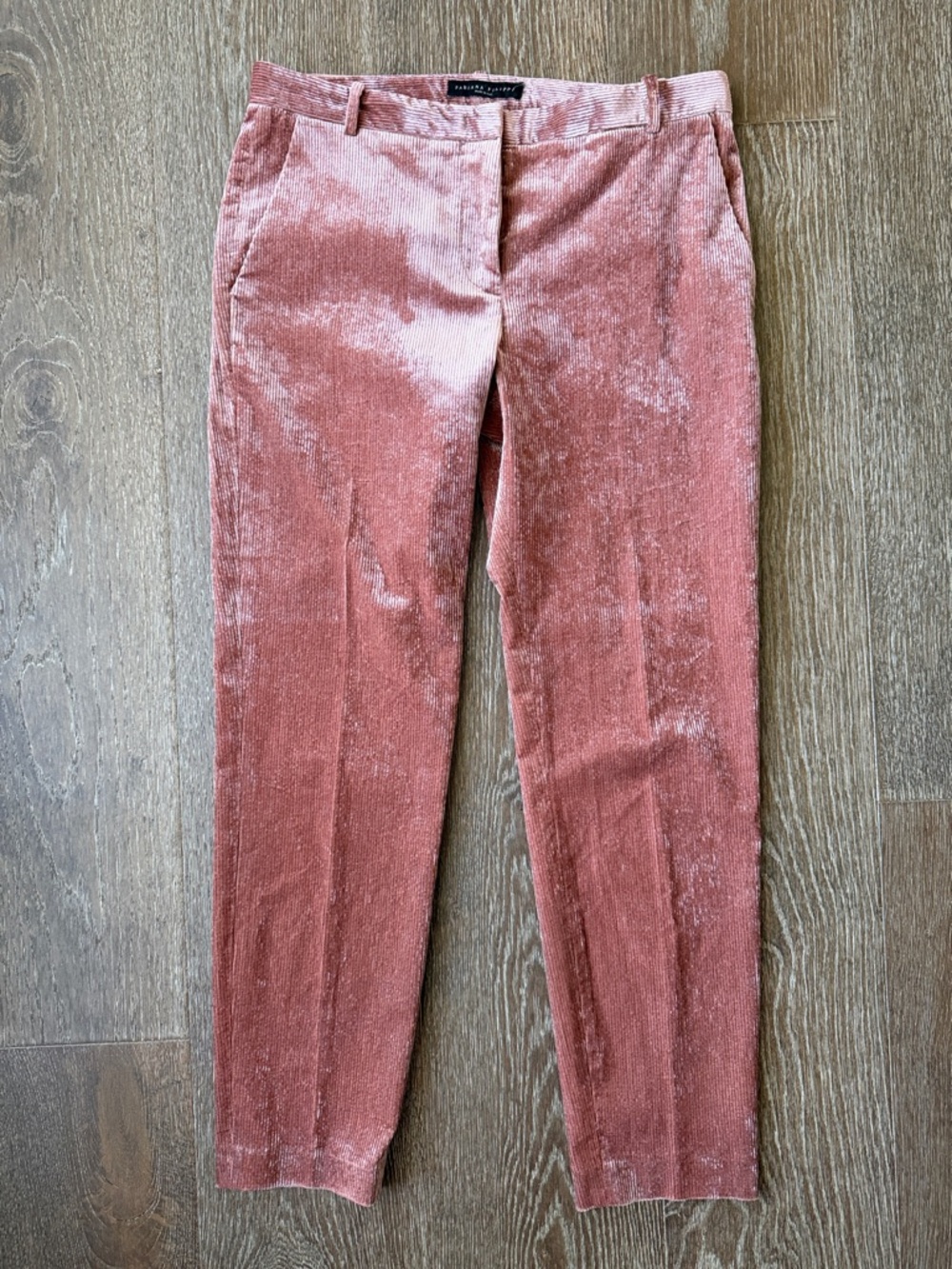 Fabiana Filippi Shimmer Waled Velour Pants